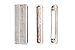 Rope Texture Retangle Magnet Clasp Antique-Silver Plated fits 5x40mm Cords 14x44mm sold per pack of 1
