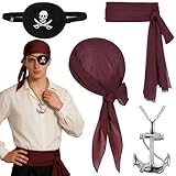 costume pirate femme maison 【éPoque Pirate】Ce bandana de pirate de style Renaissance, associé à une ceinture, affine parfaitement la taille, recréant le réalisme de l'époque des pirates et donnant à votre personnage une allure plus complète et authentique, vous transportant ainsi à l'âge d'or de la piraterie