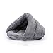 JZK Pet Cave Portatile in Velluto Morbido Morbido Peluche Pieghevole casa Nido Tenda Tenda Sacco a Pelo per Cucciolo di Cane, Gattino Gatto, Coniglio, Criceto, Piccolo Animale