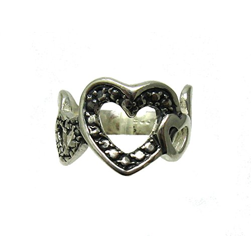 Bague en argent massif 925 Coeur Empress le cadeau idéal