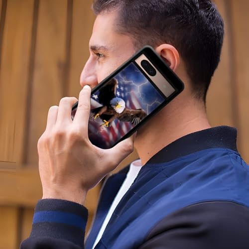 Coque Google Pixel 8A antichoc polycarbonate rigide coque arrière motif eagle - 7