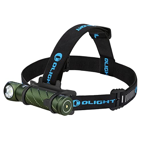 Olight Perun 2 Led Headlamp 2500 Lumens Rechargeable, Multi-Functional Right Angle Mcc Waterproof Flashlight With Headband, Perfect For Night Camping, Hiking, Hunting (Od Green) #TOP14