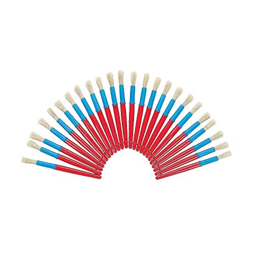 Jumbo Chubby Brushes 24 Pcs - 24 Pieces - Educational and Learning Activities for Kids