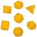 Produktbild DND Käsewürfel, 3D-Druck, polyedrisches Würfel-Set, ideal für Dungeons and Dragons, Pathfinder, Tisch-RPG, MTG-Spiele, 7-teilig