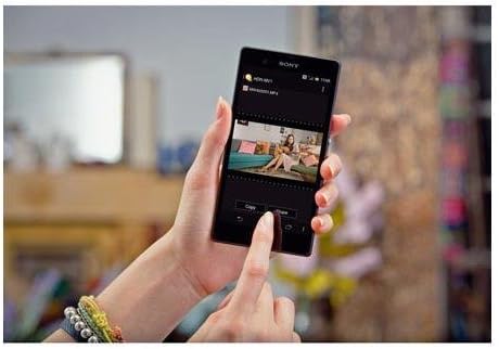 Smartphone displaying PlayMemories Mobile app interface