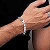 Treasure Bay Mens Silver Bracelet | 10mm Solid 925 Sterling Silver Curb Chain Bracelet, Wristband for Men, Gent (21.5cm) #2