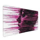 Afrikanische Frauen Mauspad, Gaming Mauspad, Mousepad 800x400x3 mm Schreibtischunterlage groß - XXL Verbessert Präzision und Geschwindigkeit Wasserdicht und rutschfest Geeignet für Büro Spiele Y-8763