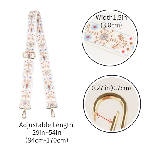 Image of Adjustable Replacement Shoulder Strap Luggage Straps Belt Crossbody Canvas Bag Handbag Purse Strap for Women (N-style 96)