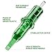 NEDPAIN 1207RM Tattoo Cartridge Needles 20Pcs #12 Standard 7 Round Magnum with Membrane Safety Cartridges Disposable Tattoo Supplies for Wireless Tattoo Machine & Pro Tattoo Artists & Beginners