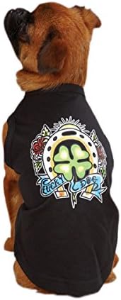 East Side Collection 20-Inch Cotton/Polyester Tattoo Dog Tees, Large, Clover