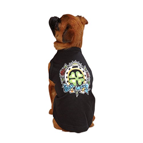East Side Collection 20-Inch Cotton/Polyester Tattoo Dog Tees, Large, Clover