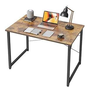 CubiCubi Computer Desk, 32 inch Small Home Office Desk for Small Spaces, Modern Simple Style for Home, Office, Study, Writing, Rustic Brown