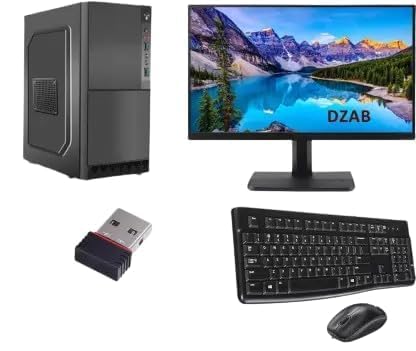 Image of Core i5 Desktop PC | 8GB RAM | 128GB SSD + 500GB HDD | Windows 11 | 19 inch LED Monitor | 1GB Graphics | Keyboard & Mouse | Black