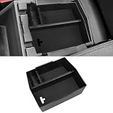 Center Console Tray - 2025 Subaru Forester 4 Hugeek Center Console Organizer Tray Compatible with Subaru 2025 2026 Forester Accessories Armrest Storage Box ABS Console Insert Tray Container (Black Mat)