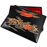 Baluue Bento Kasten mit Mehreren Fächern für Abwechslungsreiche Speisen Japanischer Stil Lunchbox für Büro und Reisen Lebensmittelbehälter zum Mitnehmen