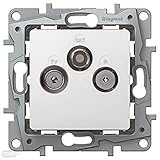  Legrand niloe - Toma tv/radio/sat niloe 14db pasante blanco