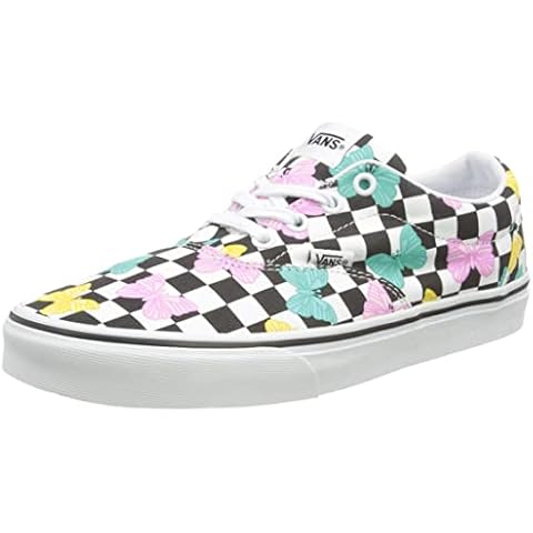 Vans Damen Doheny Sneaker, Butterfly Checkrbrd Multi White Cover