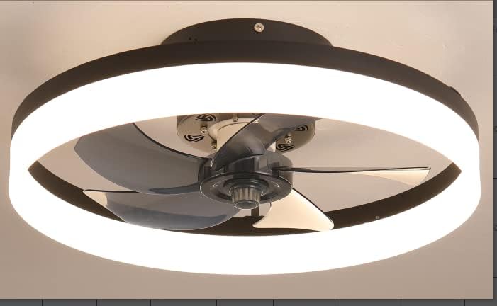 Ventilateur Plafond Avec Lampe LED Forme Fleur - 66W, Télécommande, 6 Vitesses, Variation Lumière | Pour Chambre, Salon