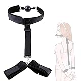 SITY-BDSM Bondage Sets Bdsms Kit Bondagewear Women Black Adjustable Belts Silicone Play Product Durable Bundle Binding Product for Men and Women