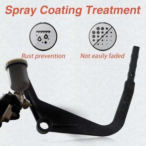 Image of Upgrade Stainless Steel Cast Gear Shift Shifter Lever Compatible with Polaris Ranger 1000 2018-2025 Polaris Pro XD 2019-2025 Replace # 5634266-458 5633821-458 5639439-458 (Matte Black)