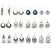 Lureme Ethnic Jewelry Antique Round Shaped Pendant Hook Earrings for Women and Girls (02004293-p)