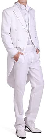 [Joel Ding's Store] メンズ マジシャン服 燕尾服 タキシード 魔術師 コスチューム 蝶ネクタイ フォーマルスーツ 紳士服 新郎服 結婚式 演出服 大人用