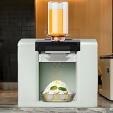 Macchina per granite con contenitore da 750 ml, 3 porzioni preimpostate, controllo intelligente della velocità, spessore del ghiaccio regolabile, per preparare granite soffici da succo o latte (v