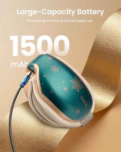 Image of RENPHO Eyeris 1 Eye Massager with Heat, Relaxing Birthday Gifts for Men Women, Smart Eye Mask for Dry Eyes Relax, Eye Strain