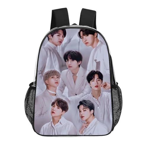 ZRCLXLVU BTS - Mochila impermeable de PVC transparente