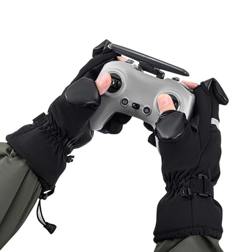 Guantes de vuelo para fotografía que evitan manos frías al usar drones 2