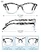 JOLISU 5 Pack Reading Glasses for Women and Men, Light Weight Eyeglasses with Spring Hinge, Blue Light Blocking Readers-4.00