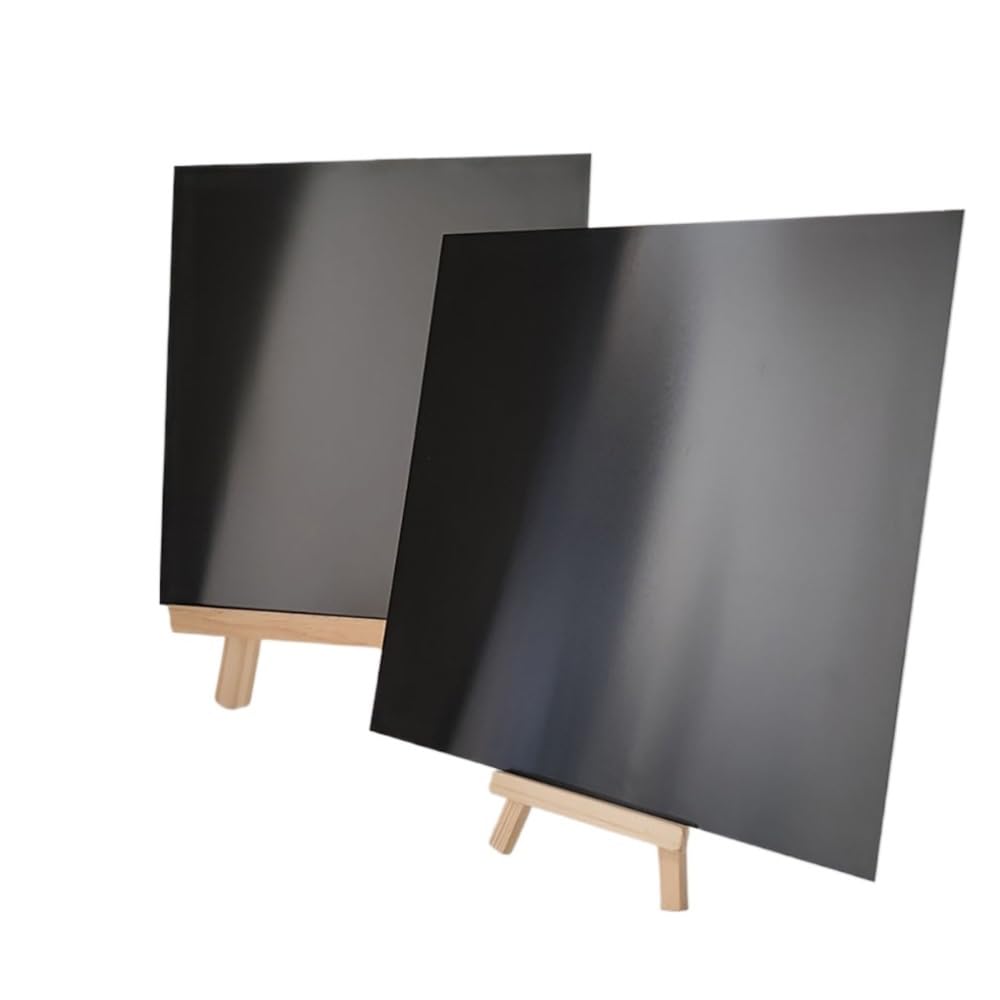 20 piastre in alluminio anodizzato nero 150x100x0,8 mm - Lamiera di alluminio resistente for edilizia e trasporti