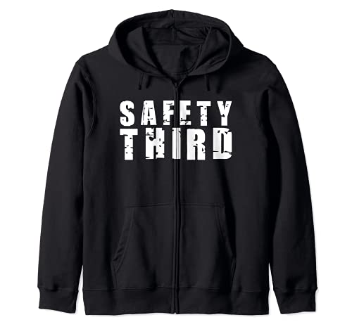 Safety Third | Funny Bang Firework Director 4th July Sudadera con Capucha