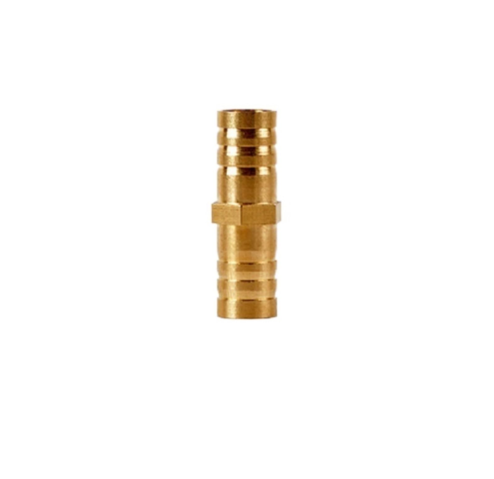Vhkjewe Straight 4 5 6 8 10 12Mm Hose Barb Brass Hosetail Elbow Tee Y Cross 2/3/4 Way Fitting Splitter Connector(,12Mm)