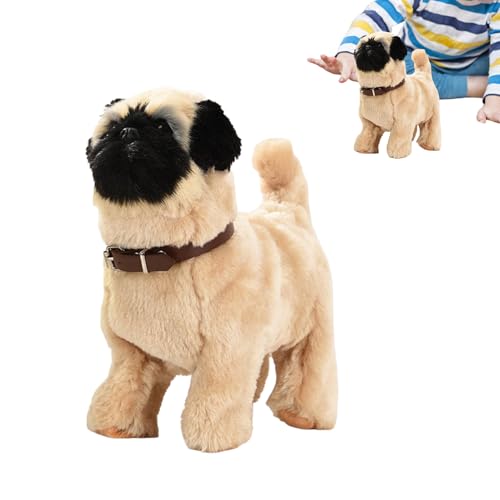 ロボットペット,本格的なロボット犬のおもちゃ ソフトぬいぐるみ 可愛らしいデザイン 子供向け - かわいい 男女 子供 誕生日 プレゼント,屋外遊びにも最適なギフト