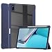 Produktbild Hülle für Samsung Galaxy Tab A8 10.5" 2022 (SM-X200/X205) Brieftasche PU Leder Schutzhülle Folio Flip Tablet Case Stand Magnetverschluss Tasche - mit Auto Schlaf und Kartenschlitz Blau