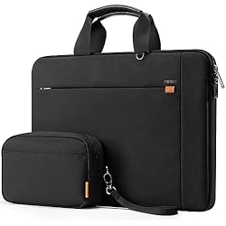 Maletin Logitech Bolso Protector Inateck de 15.6-16 Pulgadas, Resistente a Salpicaduras, para Viajes de Negocios y Desplazamientos, con Bolsa de Accesorios, Negro.