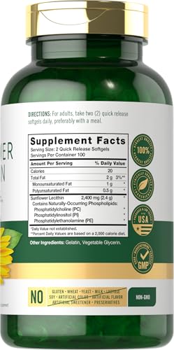 Carlyle Sunflower Lecithin Softgel Capsules