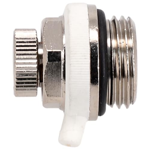 Gdfnmogo Válvula de ventilación automática de 1,27 cm para radiadores, autopurgada, corte automático, 3 modos ajustables (apertura / cerrada/automática) - Compacto 27 x 26 x 26 mm, incluye (5 piezas)