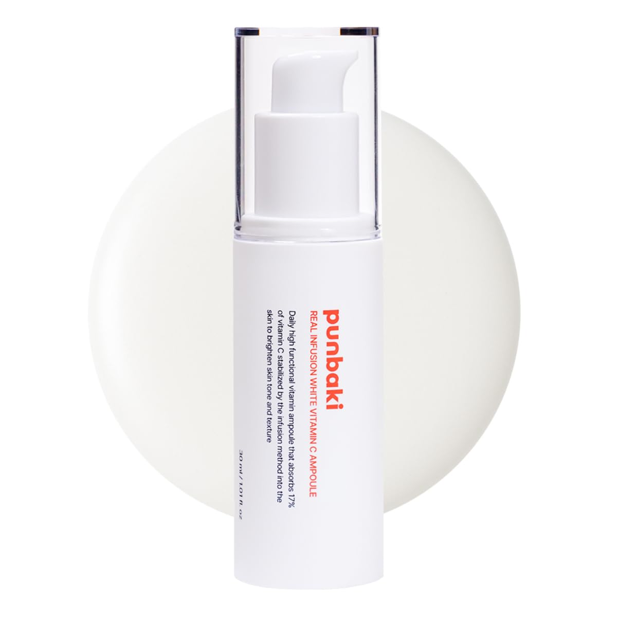 Real Infusion Vitamin C Serum 30ml / 1.01 fl. oz. 17% DSM Pure Vitamin C, pH 3.0-3.5, Airless container, Skin moisture and hydration, Antioxidant, Korean Skincare