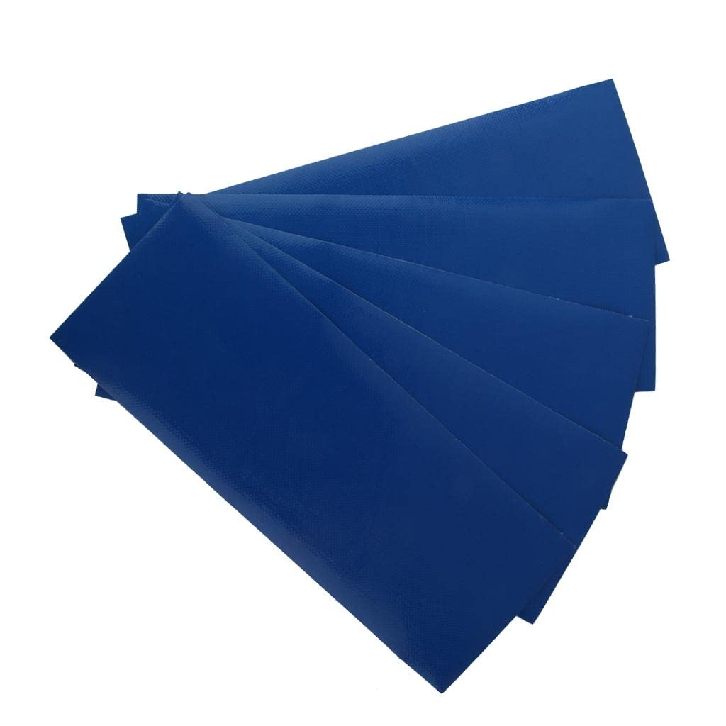 RNXRZANK 5 Piece Awning Sail Repair Kit with Waterproof Tape, Blue, 200 x 76mm