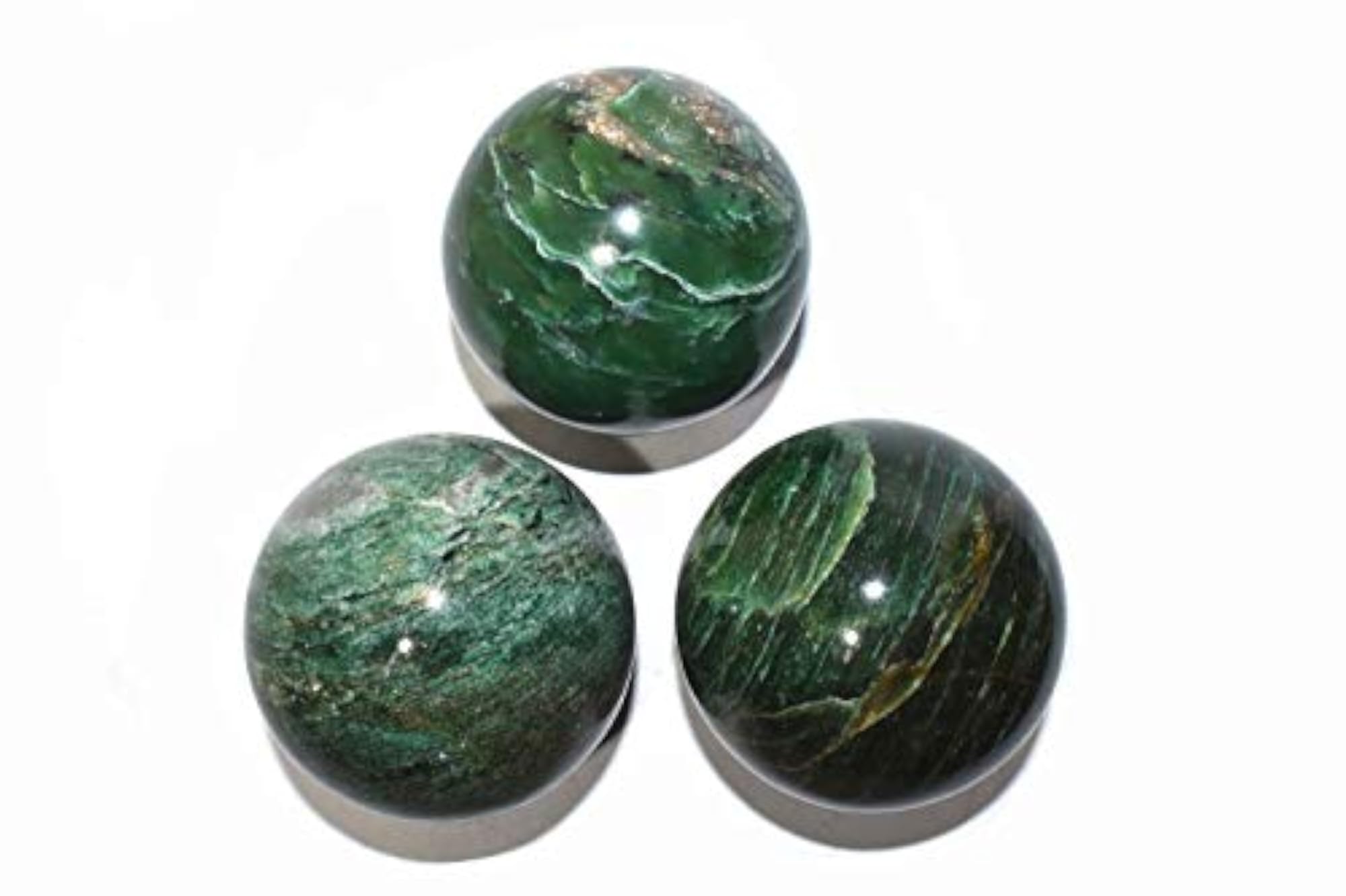 Dark Aventurine Chakra Balancing Sphere, Natural Healing Crystal
