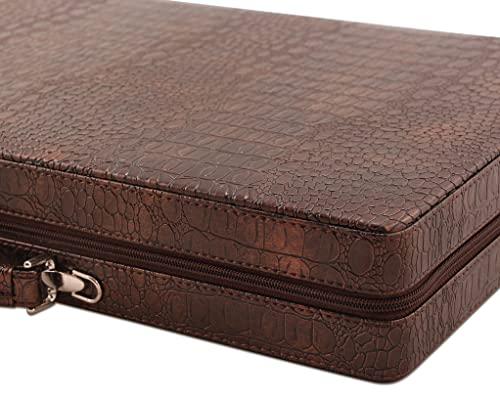 Backgammon-Koffer von My Pet Elephant Medium in Kunstleder