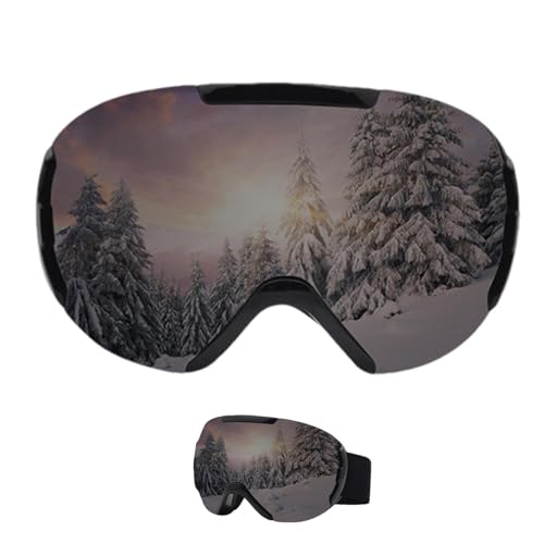 Gafas antivaho para clima frío con lentes de policarbonato irrompibles para esquí y deportes