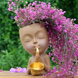 ScarFace様 鉢ごと Amazon.co.jp: Sax Faceプランター フェイスプランターポット