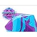 Gate Keeper Games & Dice: Random Encounter - Psionic Blast - Violet Purple & Cyan Blue Swirls, 58mm Silicone D20 Dice, Role Playing Games Accessory