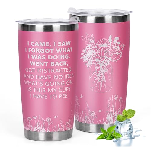 Eisfiel I Came I Saw I Forgot Tumbler, Funny Senior