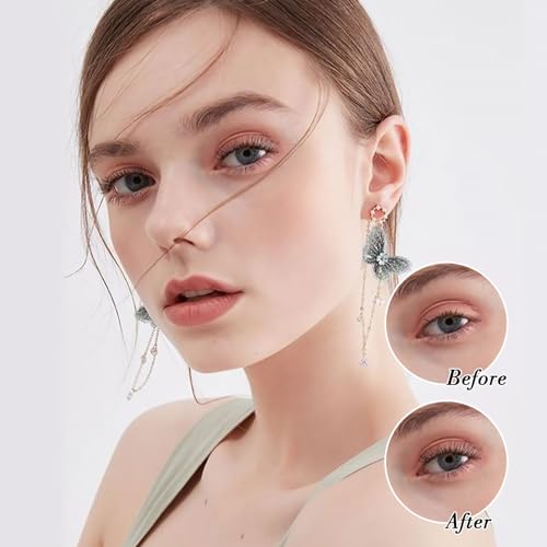 Parriparri Lash Extension Kit 200pcs DIY Individual Lashes with Bond and Seal and Lash Applicator C Curl Cluster Lashes Kit 20D False Eyelashes Extension for DIY at Home (20D-0.07C-8-16MIX KIT) - Image 3