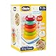 Chicco Baby-Stapelring & Ringpyramide, Steckturm, Spiel mit schwingendem Unterteil und 6 stapelbaren Ringen, Kinderspielzeug, Babyspielzeug, kleine Geschenke für Kinder, Stapelturm, 9-36 Monate