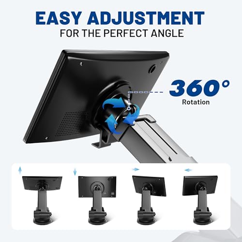 EWAY Suporte GPS Garmin com braço de extensão telescópica, suporte de bola de painel de substituição